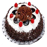 Same Day Rakhi Gift Delivery in India with 3 Kg Black Forest Cake From 5 Star Bakery