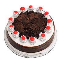 Karwa Chauth Eggless Black Forest Cake in India