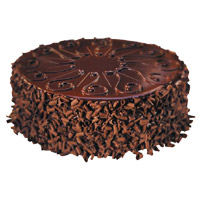 Send 1 Kg Eggless Chocolate Cake Order Online India from 5 Star Hotel