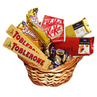 Lovable Assorted Basket of Diwali Chocolates and Gifts Delivery to India