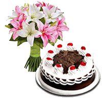 Valentine's Day Flowers to India : Cakes to India
