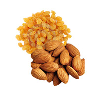 Online Gifts Delivery in India and 250gm Raisins and 250gm Almonds