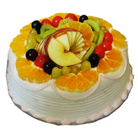 1 Kg Eggless Fruit Cake to India From 5 Star Bakery
