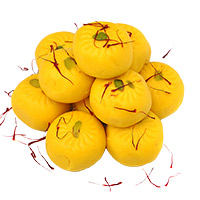 Send Birthday Gifts to India of 1 kg Kesar Peda Sweets India