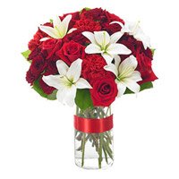 New Born Flower Delivery India : Mix Flower in Vase
