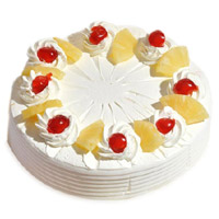 Order Rakhi with 3 Kg Pineapple Cakes in India From 5 Star Bakery