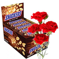 Best 32 Pcs Snickers Chocolate in India Online. Gifts Delivery in India