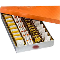 Special Birthday Gifts Delivery in India. 500 gm Assorted Kaju Sweets to India