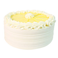 Send Online Rakhi Cakes to India with 1 Kg Vanilla Cakes From 5 Star Bakery