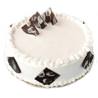 Send 1 Kg Vanilla Cakes to India From 5 Star Hotel