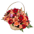 Flowers to India : Mixed Flower Basket of 50 Flowers to India