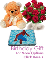 Birthday Gifts to India : Flowers to India : Cakes to India