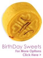 Birthday Sweets to India
