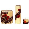 Send Christmas Gifts to India by sending the Designer Candles for the Christmas
