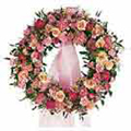 Mixed Roses Wreath to send heartly condolence to India