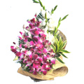 Flowers to India : Orchids and Glads Arrangement