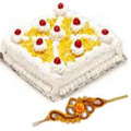 Rakhi to India : Send Rakhi to Chandigarh : Rakhi Cakes to Chandigarh