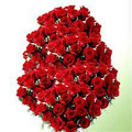 Red Roses : 250 Flowers to India