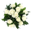Basket of White Roses to India: In the sweet memories of the passed away loved one
