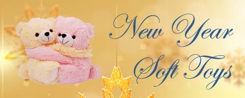 New Year Soft Toy to Gandhinagar