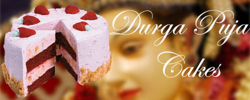 Durga Puja Cakes to India