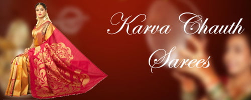 Karwa Chauth Sarees to India