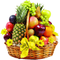 Send 5 Kg Fresh Fruits Basket in India to your Known on Rakhi