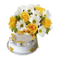 Flowers Cake to India