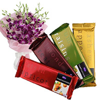 Send Wedding Gifts to India. 4 Cadbury Temptation Bars Chocolates to India