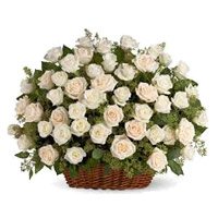 Flowers to India : White Roses