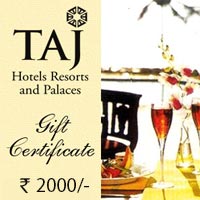 Online Taj Gift Voucher to India